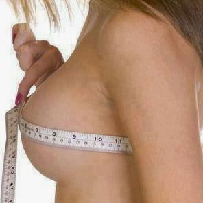 how big is a d cup breast size