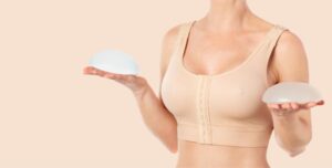 woman wearing compressing bra after breast augment 2024 12 07 01 18 21 utc