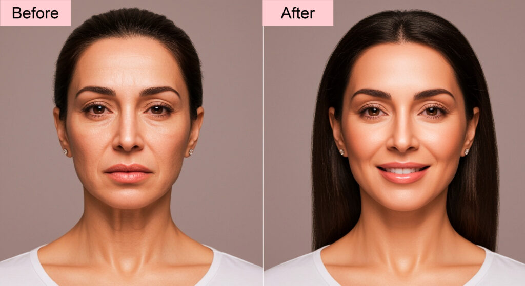 Face Lift PLUS Simulation Steve Laverson MD Feel Beautiful Plastic Surgery